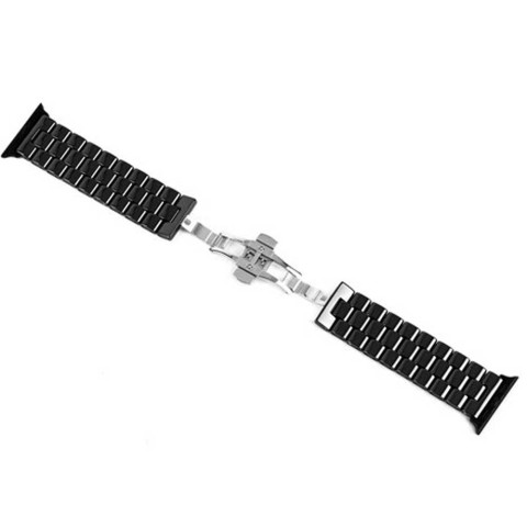 Ремешок для Apple watch 38/40/41mm Ceramic type 3 Black